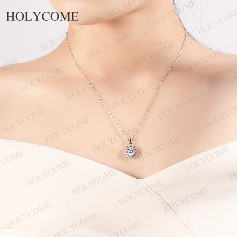 Moissanite Necklace Sunflower VVS1 White/Rose/Yellow Gold Sparkling Pendant Sterling Silver 925 For Women Birthday/Wedding Gift
Moissanite Necklace Sunflower VVS1 White/Rose/Yellow Gold Sparkling Pendant Sterling Silver 925 For Women Birthday/Wedding Gift