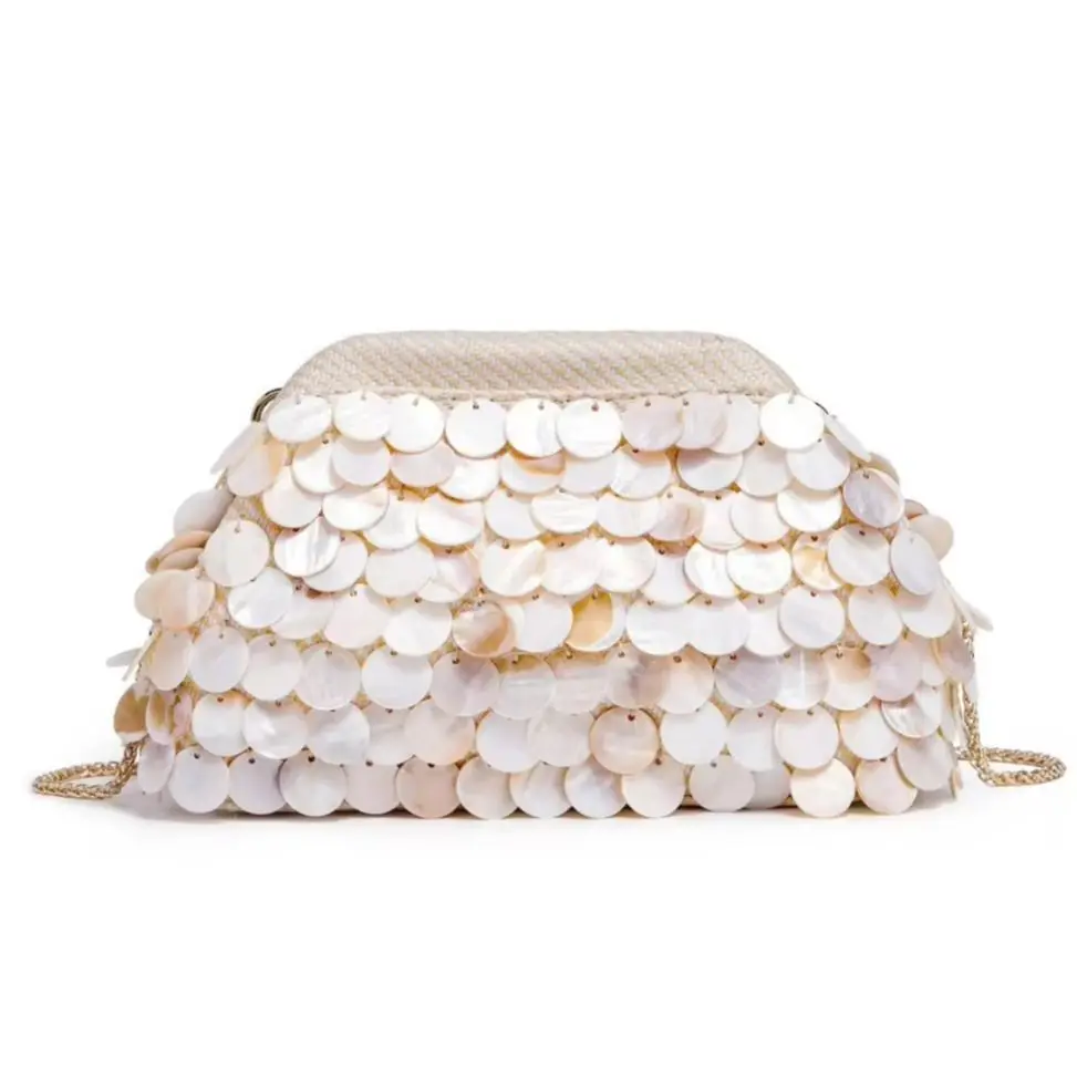 Handmade Shell Bead Bracelet Bag Elegant Crossbody Handbag Polyester Fiber Small Size Casual Style Summer 2026 Pure Color
Handmade Shell Bead Bracelet Bag Elegant Crossbody Handbag Polyester Fiber Small Size Casual Style Summer 2026 Pure Color