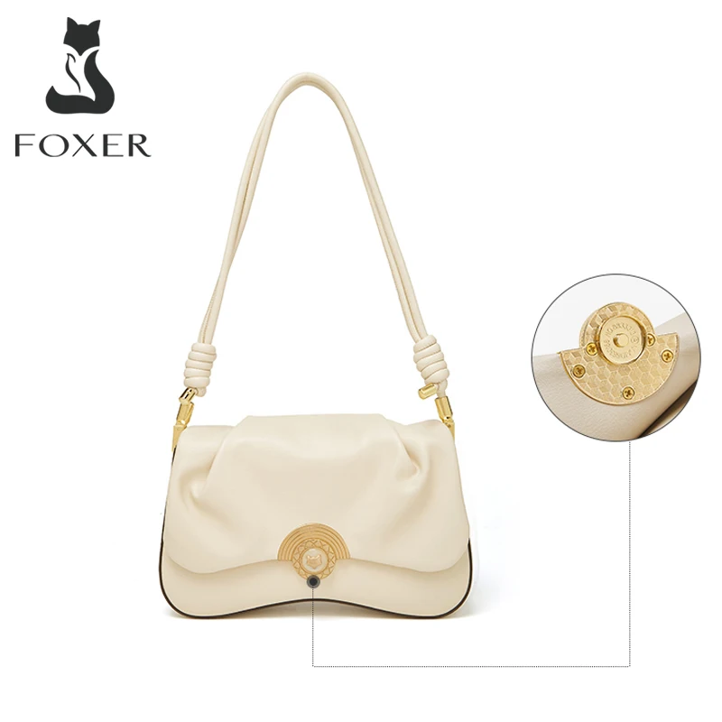 FOXER Split Leather Women Shoulder Bag,Fashion Underarm Bag Female Crossbody Purse,Festival Gift For Girlfriend,Wife
FOXER Split Leather Women Shoulder Bag,Fashion Underarm Bag Female Crossbody Purse,Festival Gift For Girlfriend,Wife