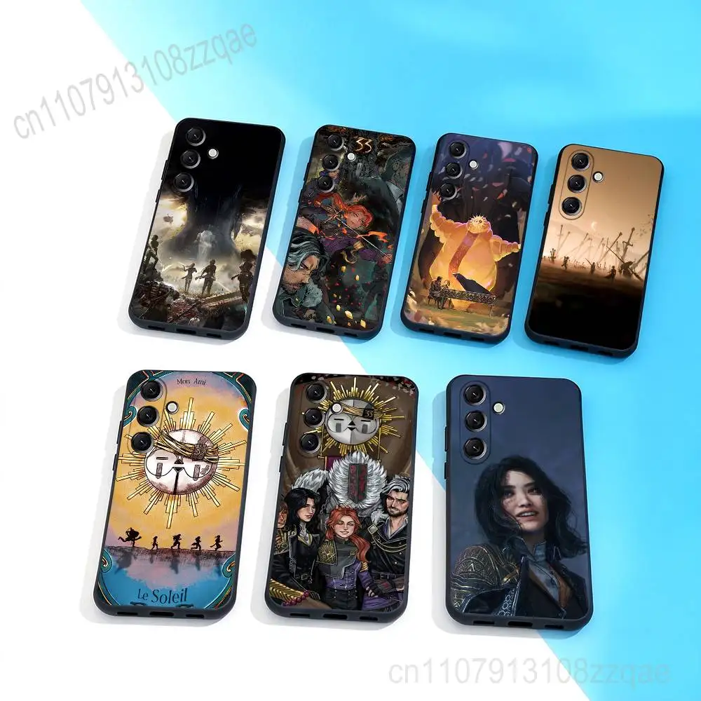 Clair Obscur E-Expedition 33 Phone Case For Samsung Galaxy A 22,71,53,52,51,72,73,5G,Note,J7,8,9 Soft Black Cover
Clair Obscur E-Expedition 33 Phone Case For Samsung Galaxy A 22,71,53,52,51,72,73,5G,Note,J7,8,9 Soft Black Cover