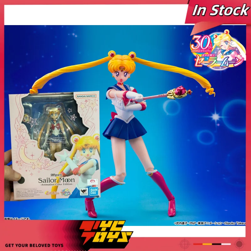 TYCTOYS Bandai S.H.Figuarts Sailor Moon Anime Color Edition Tsukino Usagi 1/12 Articulated Figure Collectible Toy
TYCTOYS Bandai S.H.Figuarts Sailor Moon Anime Color Edition Tsukino Usagi 1/12 Articulated Figure Collectible Toy