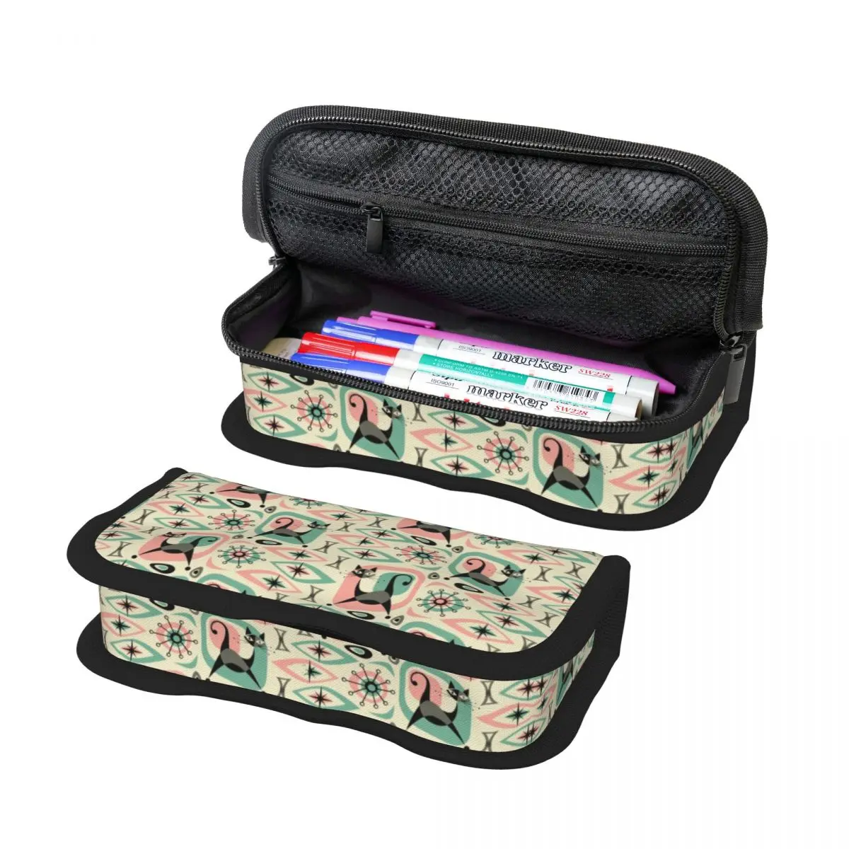 Mid Century Cat Abstract Pencil Case for Boys Girls Gifts Pen Box Pencil Bag Stationery Supplies Pen Holder Bag
Mid Century Cat Abstract Pencil Case for Boys Girls Gifts Pen Box Pencil Bag Stationery Supplies Pen Holder Bag