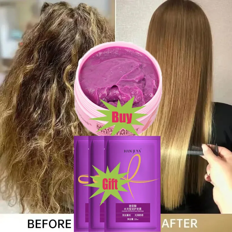 Magical Keratin Hair Mask 5 Seconds Repair Damaged Frizzy Hair Soft Smooth Shiny Nutrition Deep Moisturize Nourishing Hair Care
Magical Keratin Hair Mask 5 Seconds Repair Damaged Frizzy Hair Soft Smooth Shiny Nutrition Deep Moisturize Nourishing Hair Care