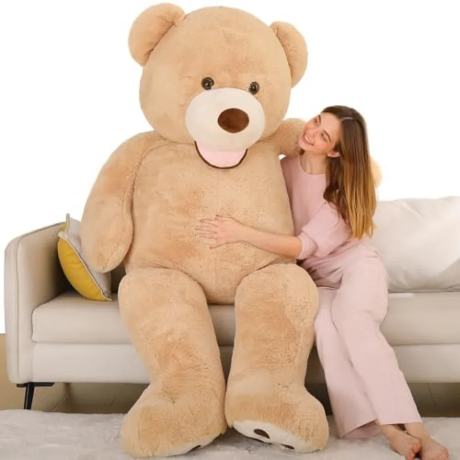 MaoGoLan Big Stuffed Animal - 6 Feet Giant Plush Teddy Bear - Adorable and Fluffy Jumbo Teddy for Girlfriend Boyfriend Wife - B
MaoGoLan Big Stuffed Animal - 6 Feet Giant Plush Teddy Bear - Adorable and Fluffy Jumbo Teddy for Girlfriend Boyfriend Wife - B