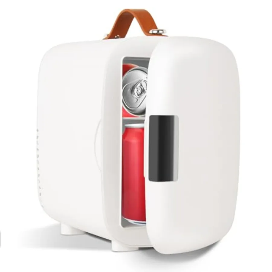 Compact Portable Mini Fridge 4L/6 Can Electric Cooler Warmer for Skincare Food Drinks AC/DC White Bedroom Office Car Dorm
Compact Portable Mini Fridge 4L/6 Can Electric Cooler Warmer for Skincare Food Drinks AC/DC White Bedroom Office Car Dorm