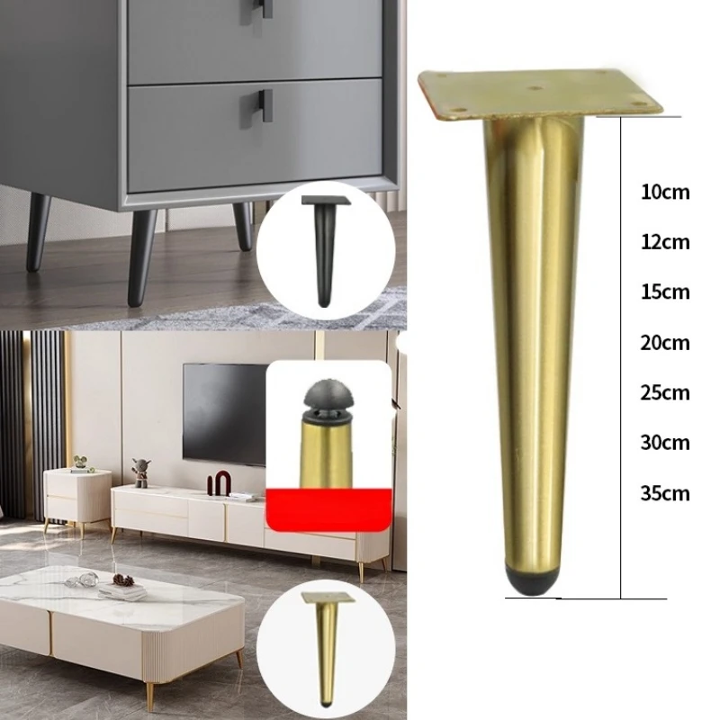 4pcs Metal Furniture Legs Black Gold for Coffee Table Feet Sofa Chair Bathroom Cabinet Replacement Legs Hardware 10-30cm
4pcs Metal Furniture Legs Black Gold for Coffee Table Feet Sofa Chair Bathroom Cabinet Replacement Legs Hardware 10-30cm