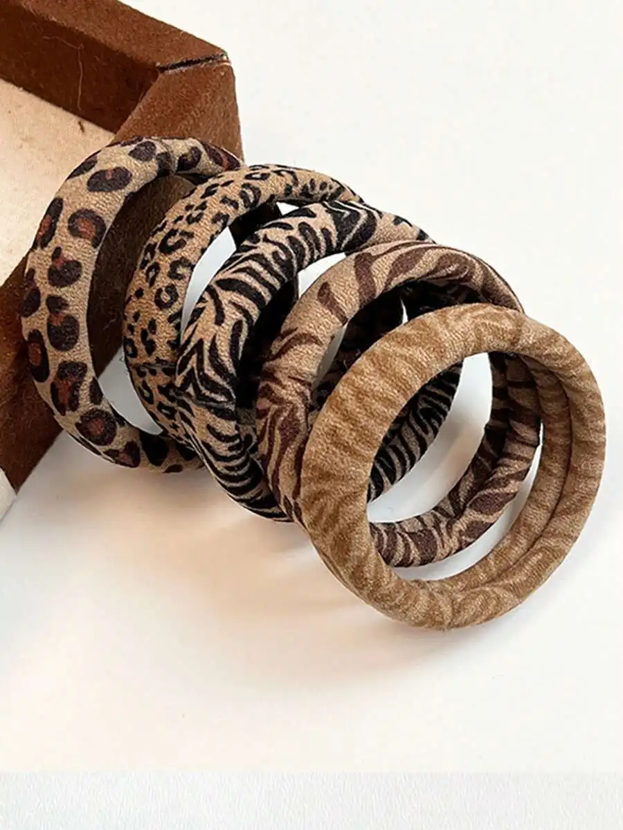 10pcs Mix Animal Print High Elastic Thick Scrunchies Hair Ties Ponytail Holders For Women
10pcs Mix Animal Print High Elastic Thick Scrunchies Hair Ties Ponytail Holders For Women