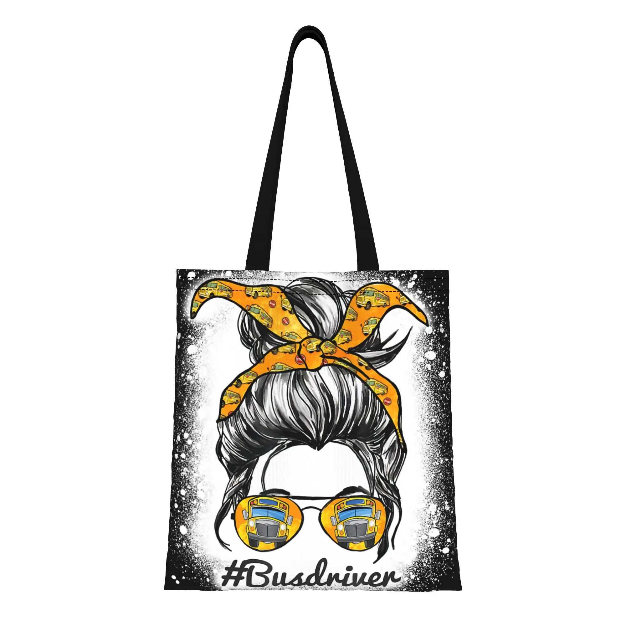 1PC Messy Bun Hair School Bus Driver Canvas Tote Bag Perfect for Shopping & Personal Use Great Gift
1PC Messy Bun Hair School Bus Driver Canvas Tote Bag Perfect for Shopping & Personal Use Great Gift