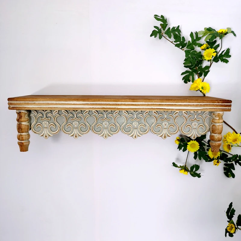 Vintage Home Decoration Wooden Carved American Countyside Wall Flower Pot Floating Shelf
Vintage Home Decoration Wooden Carved American Countyside Wall Flower Pot Floating Shelf