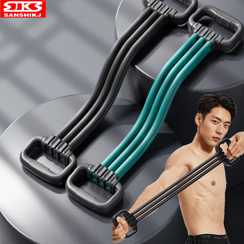Six-barrel chest expander, shoulder and back muscle trainer, multifunctional fitness high-elastic arm strength resistance band
Six-barrel chest expander, shoulder and back muscle trainer, multifunctional fitness high-elastic arm strength resistance band