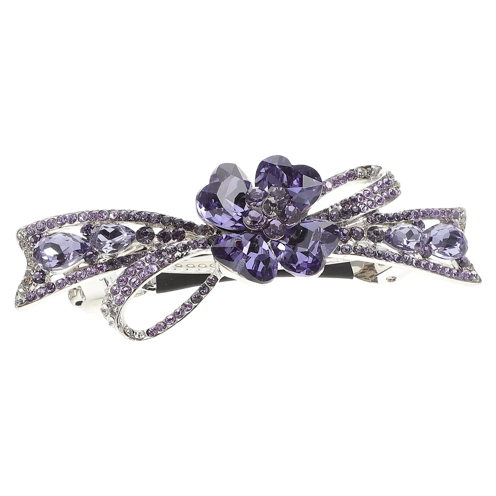 Rhinestone Hairpin Barrette Crystal Clip French Accessory Prom Girls Zinc Alloy Automatic Non Slip Thick Curly Hair Bridal
Rhinestone Hairpin Barrette Crystal Clip French Accessory Prom Girls Zinc Alloy Automatic Non Slip Thick Curly Hair Bridal