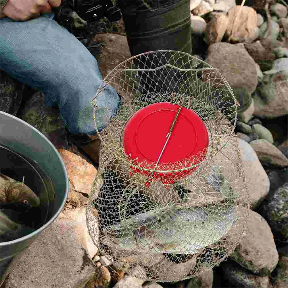 Iron Fish Guard Cage Mesh Design Easy Fishing Supplies Metal Net Shrimp Crab Basket Protective Strong Fabric
Iron Fish Guard Cage Mesh Design Easy Fishing Supplies Metal Net Shrimp Crab Basket Protective Strong Fabric