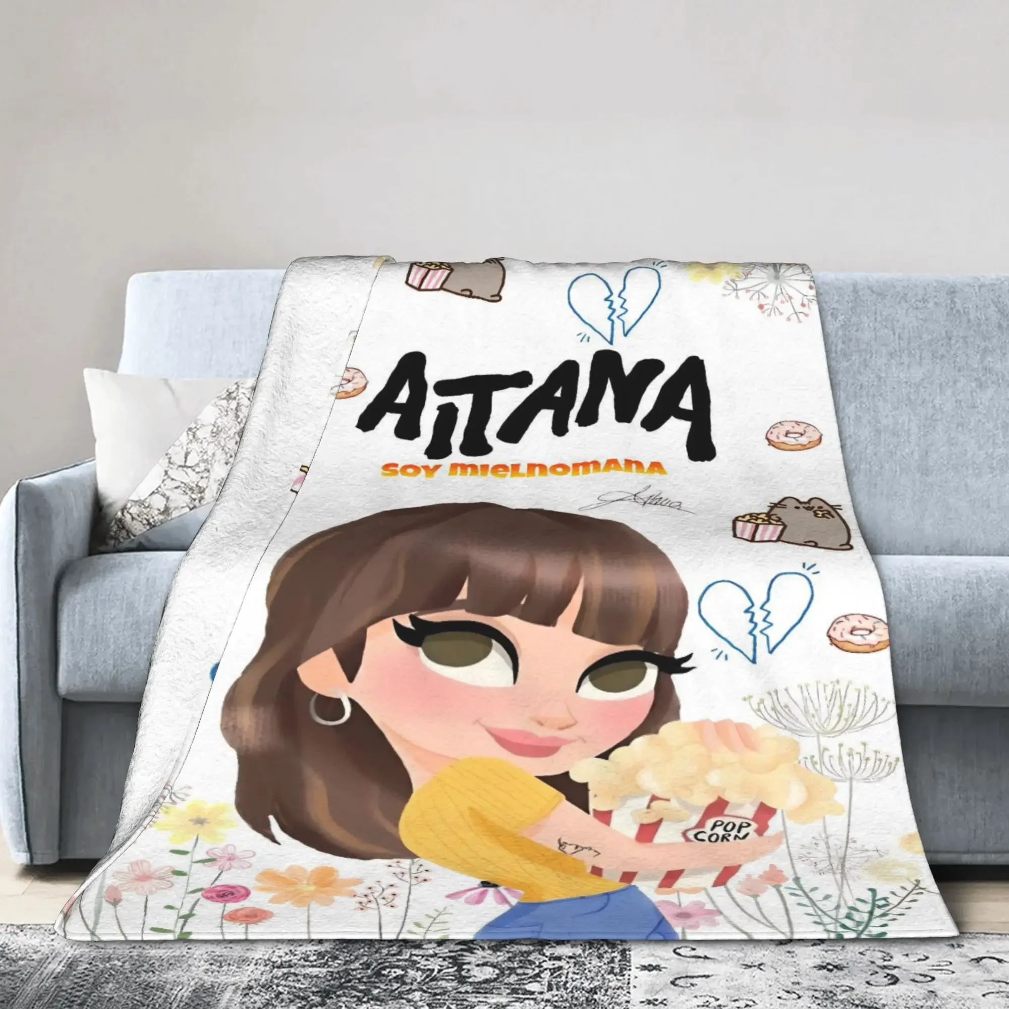 AAitana Spanish Singer Flannel Blanket Warm Soft Throw for Kids Adults Couch Bed Fashion Bedspread Sofa Cover
AAitana Spanish Singer Flannel Blanket Warm Soft Throw for Kids Adults Couch Bed Fashion Bedspread Sofa Cover