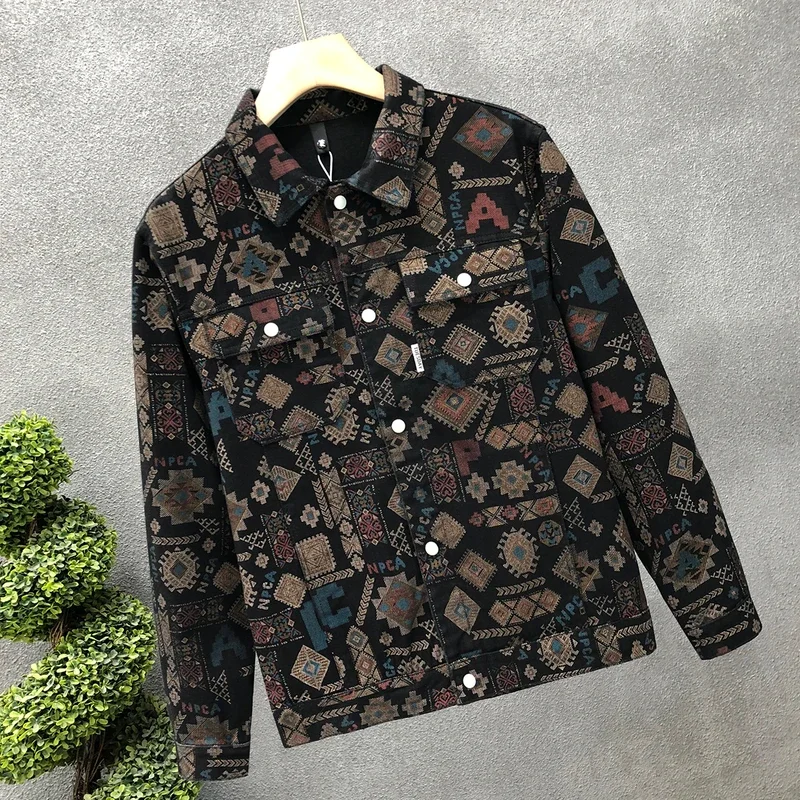 American High Street Fashion Design Men's Denim Jacket Casual Style Spring 2026 New Model Cool And Handsome Jacket
American High Street Fashion Design Men's Denim Jacket Casual Style Spring 2026 New Model Cool And Handsome Jacket