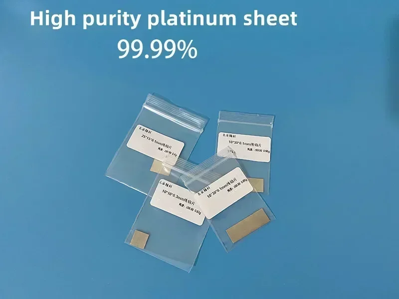 99.99% Pure Platinum Sheet - Lab Grade Pt Plate with Certificate, Custom Size & Invoiced"
99.99% Pure Platinum Sheet - Lab Grade Pt Plate with Certificate, Custom Size & Invoiced"