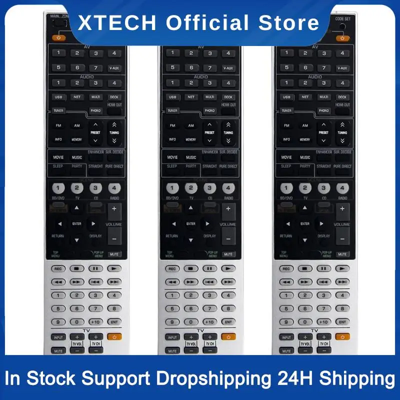 XTECH 3X RAV347 WT92830JEX замененный пульт дистанционного управления для AV-ресивера Yamaha RX-V1067BL RX-V1067 RXV1067BL RXV1067 RX-A1000
XTECH 3X RAV347 WT92830JEX замененный пульт дистанционного управления для AV-ресивера Yamaha RX-V1067BL RX-V1067 RXV1067BL RXV1067 RX-A1000