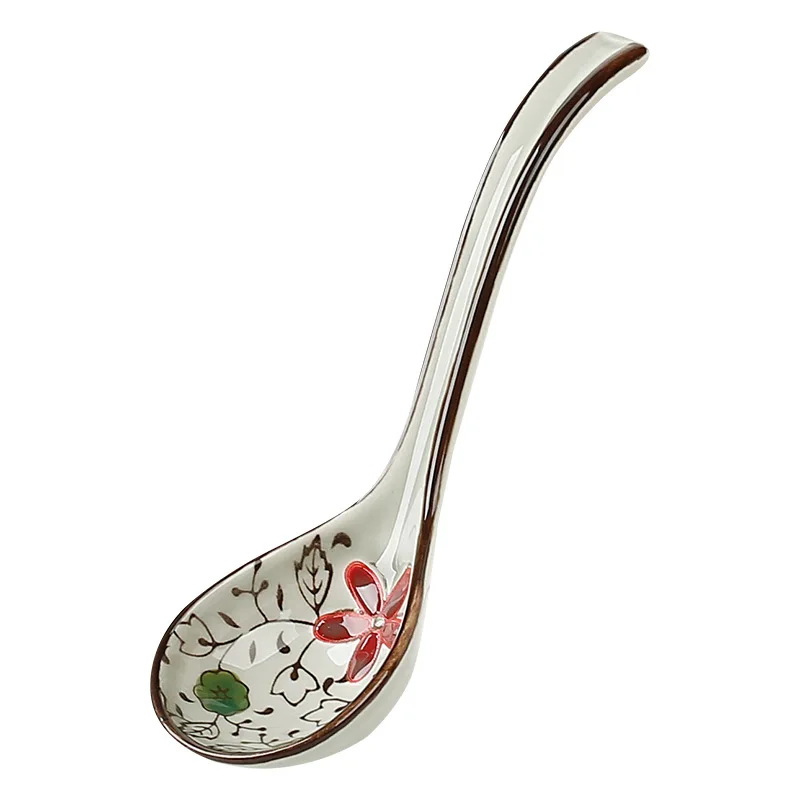 Yjq 2pcs creative blue and white ceramic long handle spoon household spoon Japanese style
Yjq 2pcs creative blue and white ceramic long handle spoon household spoon Japanese style