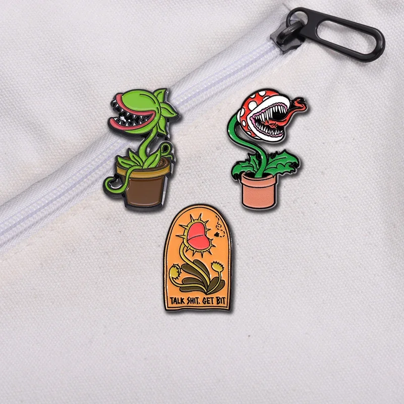 Game Figure Role Cannibal Flower Enamel Pins Punk Gothic Plant Brooches Backpack Lapel Badge Fashion Jewelry Gift For Friends
Game Figure Role Cannibal Flower Enamel Pins Punk Gothic Plant Brooches Backpack Lapel Badge Fashion Jewelry Gift For Friends