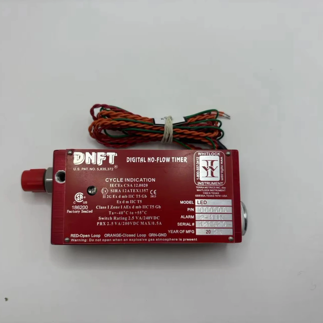 DNFT 000506 DIGITAL NO-FLOW TIMER
DNFT 000506 DIGITAL NO-FLOW TIMER