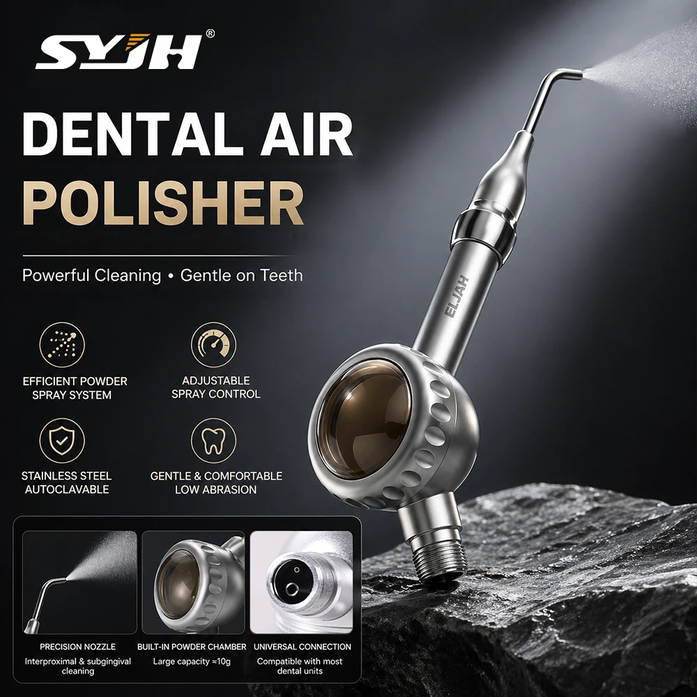 SYJH Dental Sandblasting Dentistry Air Prophy Unit Air Abrasion Polisher Sandblasting Gun Dentist Odontologia Tools B2/M4
SYJH Dental Sandblasting Dentistry Air Prophy Unit Air Abrasion Polisher Sandblasting Gun Dentist Odontologia Tools B2/M4