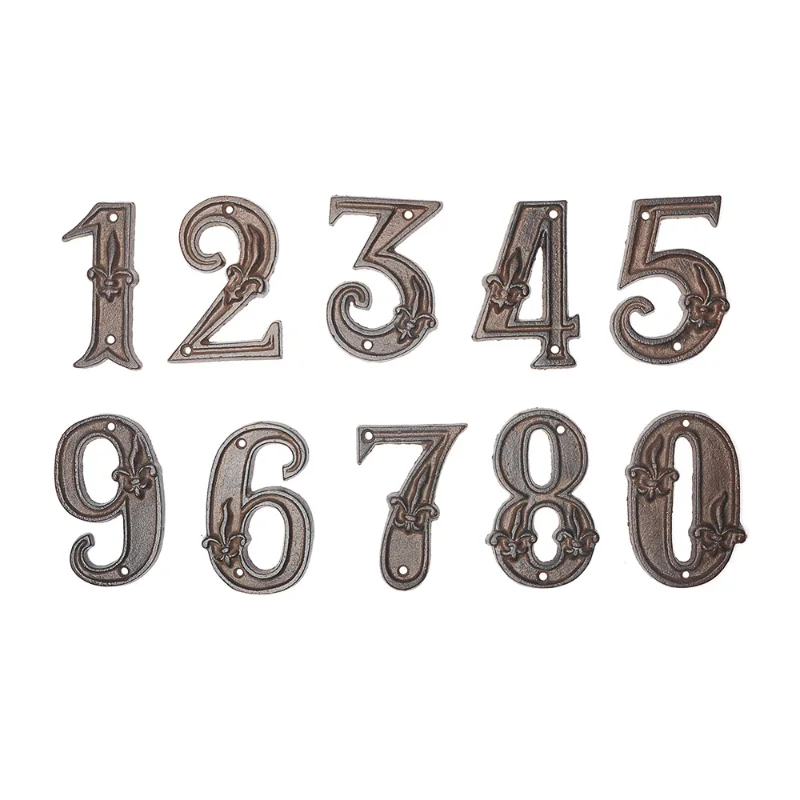 Large Metal Digital House Sign Cast Iron Numbers Doorplate Iron Brand Durable DIY Cafe Shop Wall Decor Family Garden Store Gift
Large Metal Digital House Sign Cast Iron Numbers Doorplate Iron Brand Durable DIY Cafe Shop Wall Decor Family Garden Store Gift