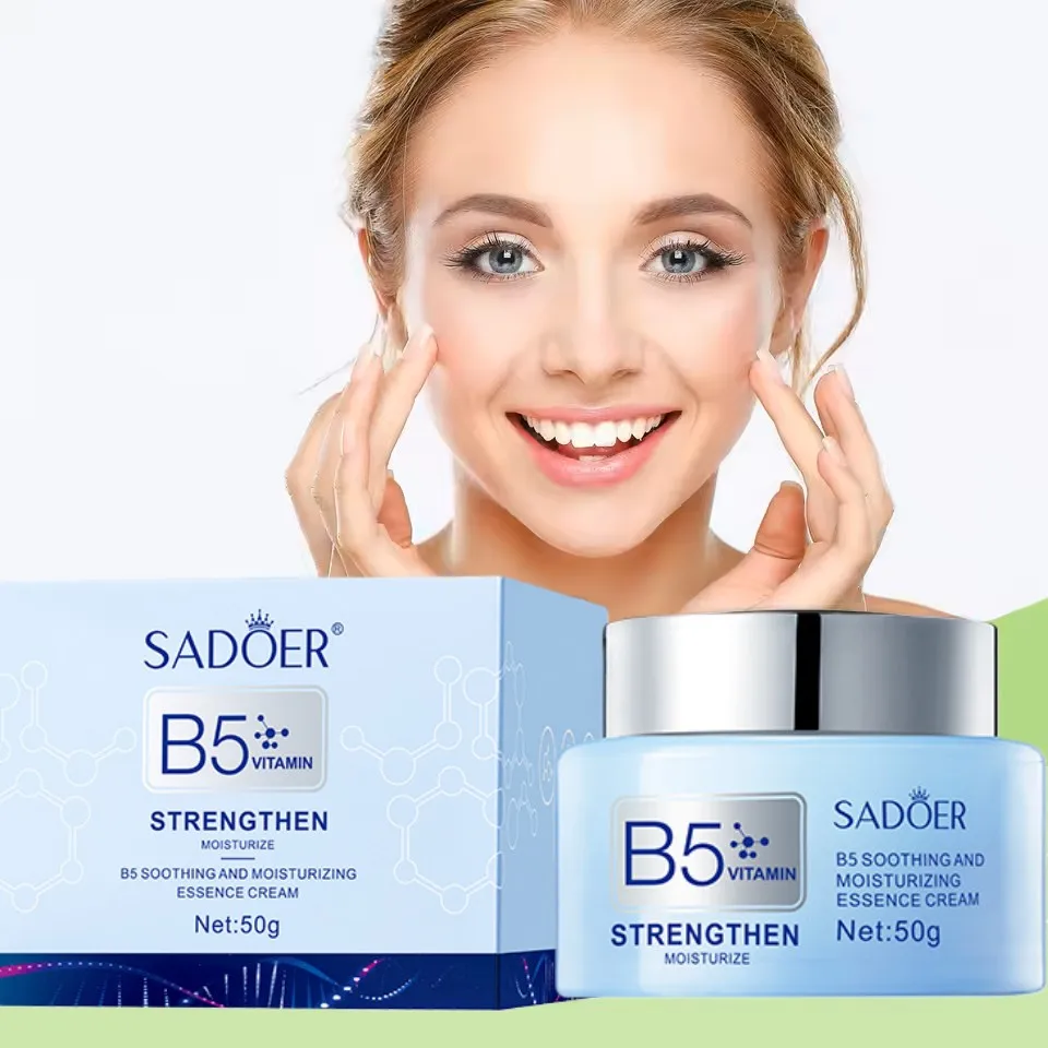 Vitamin B5 Essence Cream Reduces Wrinkles Lifts Firms Soothes Hydrates Brightens Antioxidant Deeply Nourishes Korean Facial Care
Vitamin B5 Essence Cream Reduces Wrinkles Lifts Firms Soothes Hydrates Brightens Antioxidant Deeply Nourishes Korean Facial Care