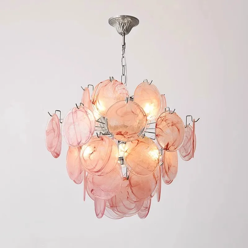 Postmodern design Swirl Painted Pink glass chandelier, lustre Ceiling for bedroom Dimmable Home interior lighting
Postmodern design Swirl Painted Pink glass chandelier, lustre Ceiling for bedroom Dimmable Home interior lighting