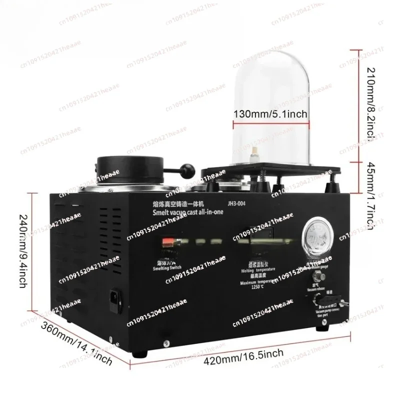 Suitable for 1-3kg 220V/110V 1800W Casting Machine Vacuum and Melting Equipment Refining Precious Metal Jewelry Casting Tool
Suitable for 1-3kg 220V/110V 1800W Casting Machine Vacuum and Melting Equipment Refining Precious Metal Jewelry Casting Tool