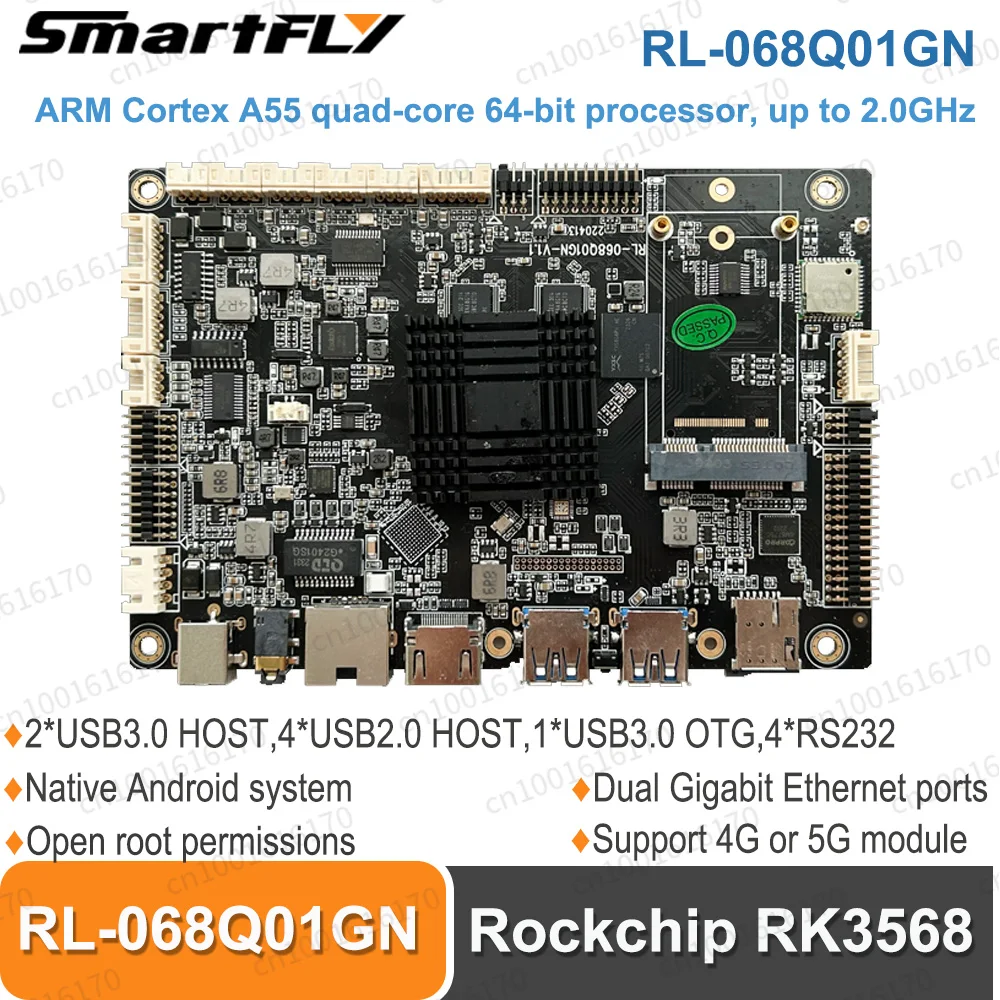 RL-068Q01GN Макетная плата Android 11 OS Rockchip RK3568 ARM G52 2EE GPU 0,8 ТОП Материнская плата Dual Gigabit Ethernet 7 x USB
RL-068Q01GN Макетная плата Android 11 OS Rockchip RK3568 ARM G52 2EE GPU 0,8 ТОП Материнская плата Dual Gigabit Ethernet 7 x USB