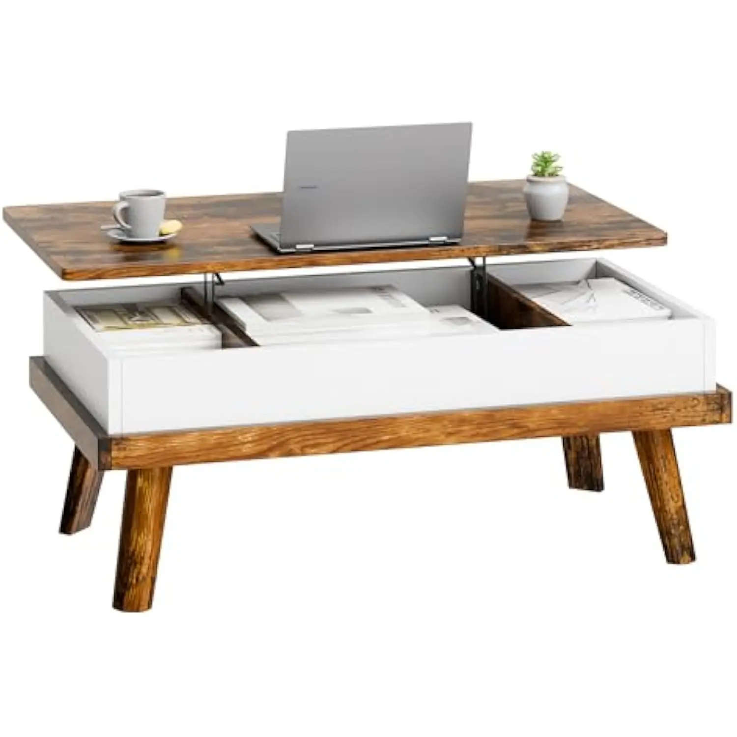 JY QAQA Coffee Table, Lift-Up Coffee Table for Living Room, Small Lift-Up Wooden Dining Room Center Table with Storage Shelves
JY QAQA Coffee Table, Lift-Up Coffee Table for Living Room, Small Lift-Up Wooden Dining Room Center Table with Storage Shelves
