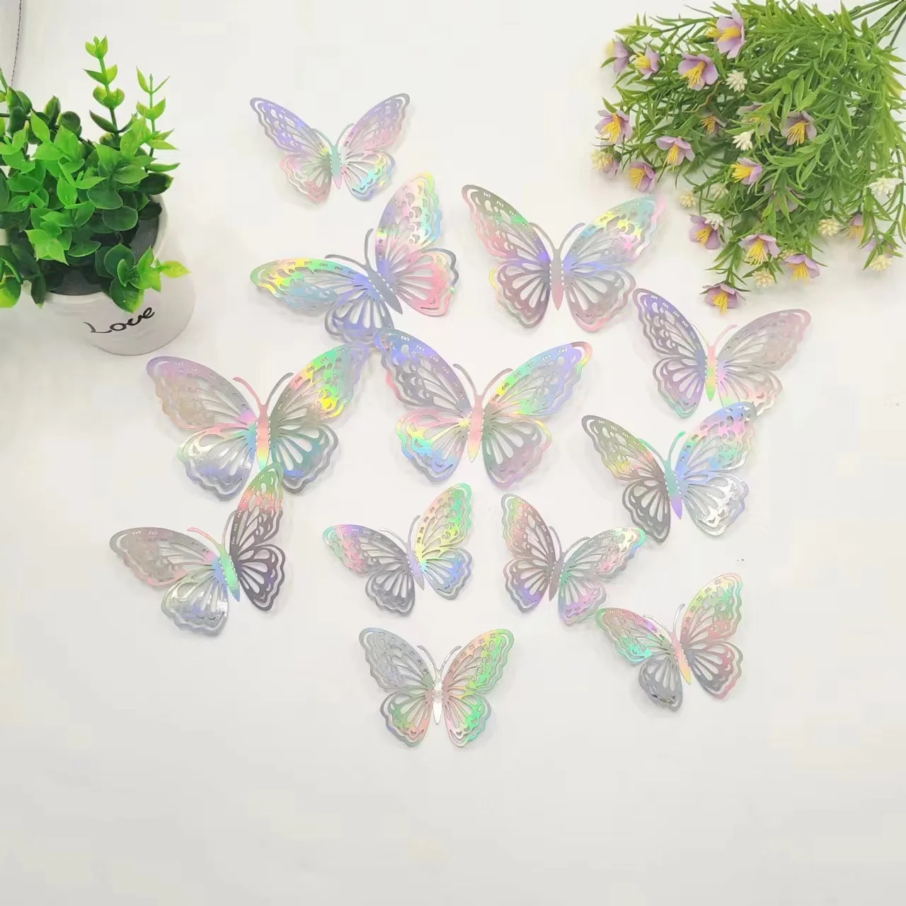12pcs/set 3D Hollow Butterfly Wall Decal Mirror Wallstickers for Kids Room Home Wall Decoration New Fridge Sticker Wedding Party
12pcs/set 3D Hollow Butterfly Wall Decal Mirror Wallstickers for Kids Room Home Wall Decoration New Fridge Sticker Wedding Party