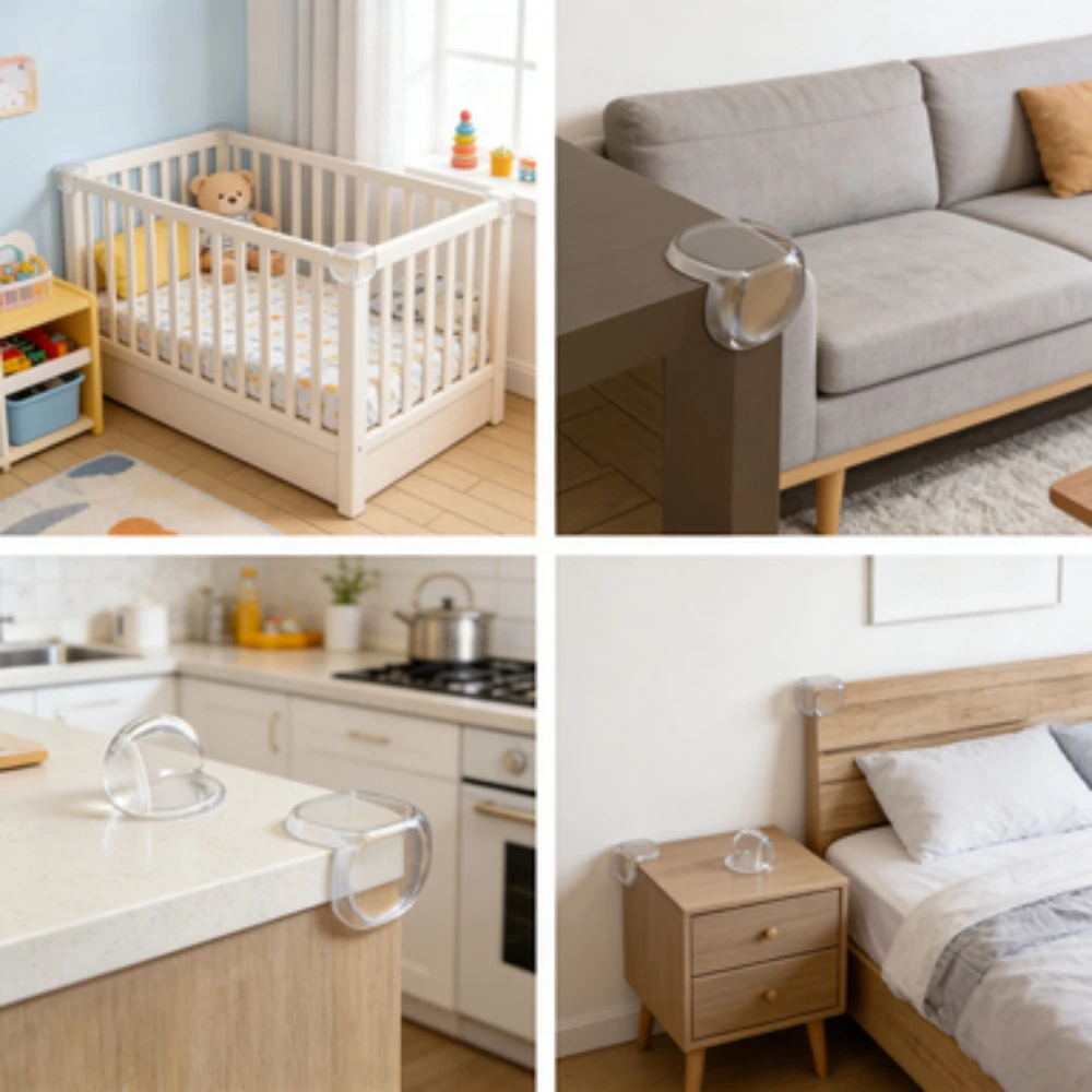 Toddler Safety Kit 12/24PCS, Corner Protectors and Electrical Outlet Covers, Baby Proofing Guards for Home
Toddler Safety Kit 12/24PCS, Corner Protectors and Electrical Outlet Covers, Baby Proofing Guards for Home