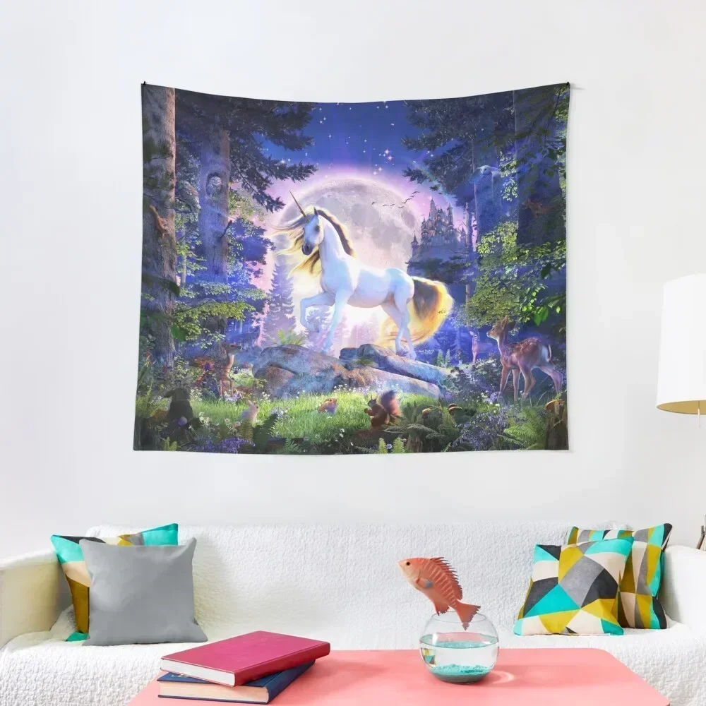 Moonlight Unicorn Tapestry Decor For Bedroom Bedroom Organization And Decoration Room Design Tapestry 
Moonlight Unicorn Tapestry Decor For Bedroom Bedroom Organization And Decoration Room Design Tapestry