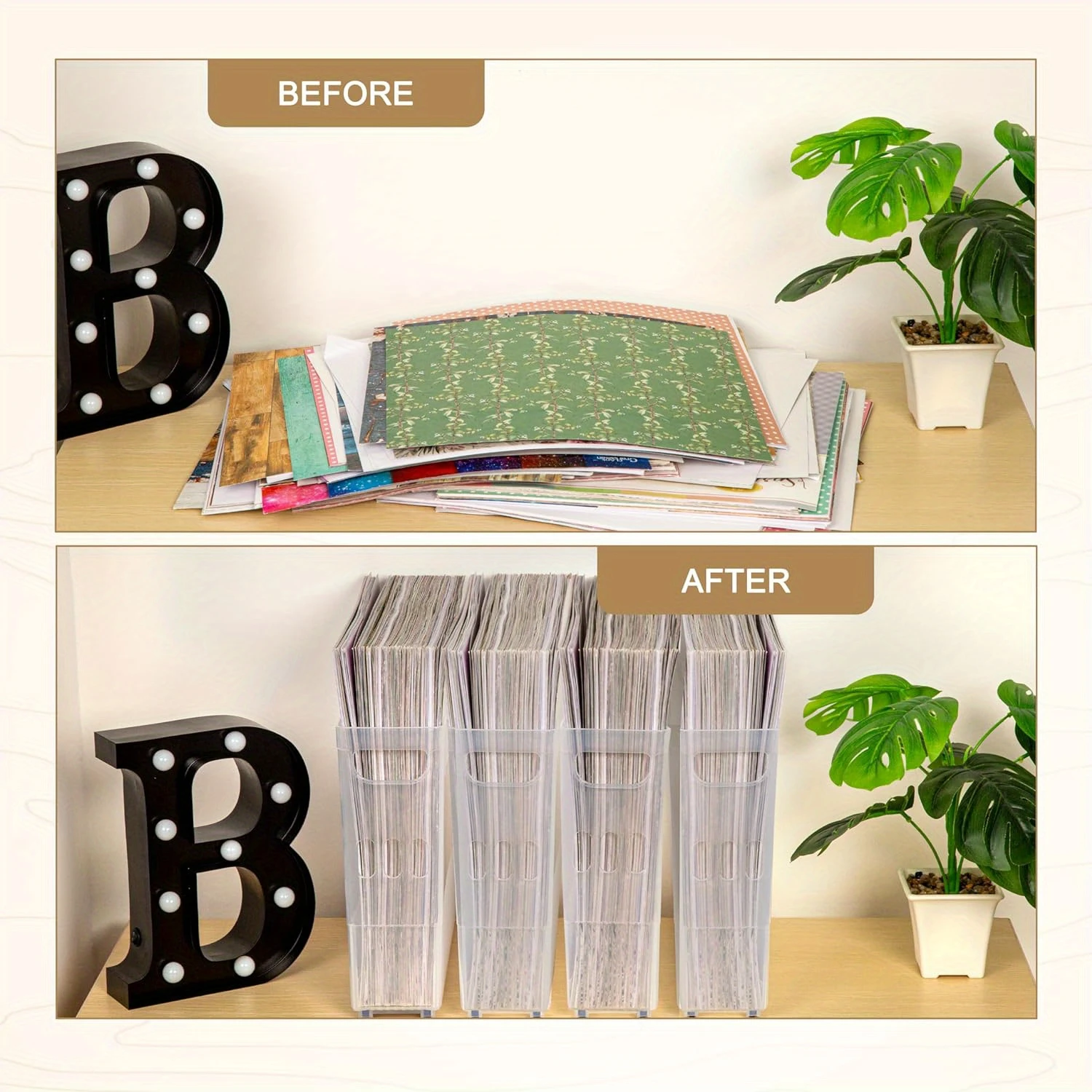 2/3pcs Vertical Plastic File Box, Packaging Paper Scrapbook Paper Organizer, Desktop Document File Box, Versatile Book Magazin
2/3pcs Vertical Plastic File Box, Packaging Paper Scrapbook Paper Organizer, Desktop Document File Box, Versatile Book Magazin
