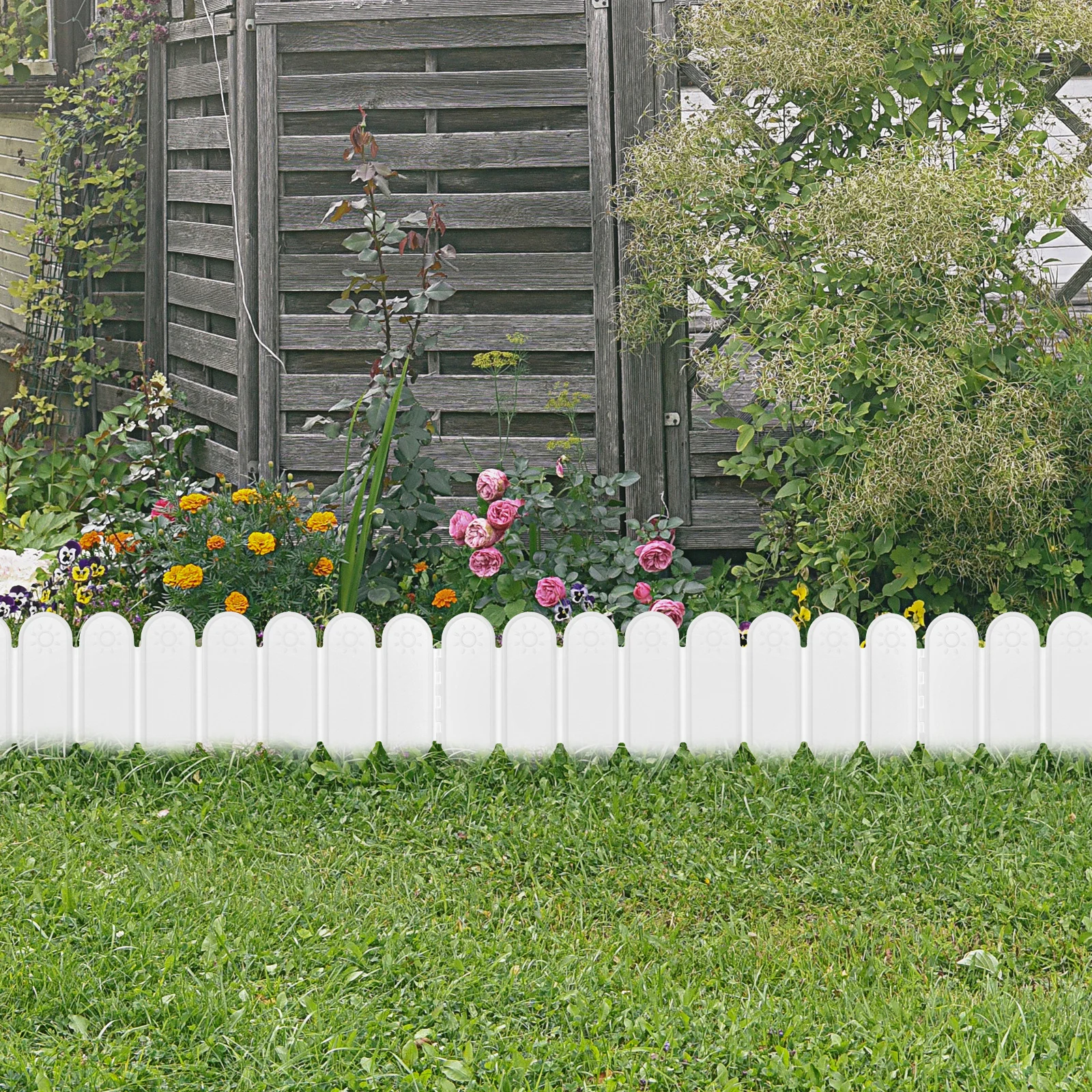 5pcs Garden Edging Plastic Landscape Border Flowerbed Courtyard Fencing Outdoor Yard Portable Fence Decorative Border Small
5pcs Garden Edging Plastic Landscape Border Flowerbed Courtyard Fencing Outdoor Yard Portable Fence Decorative Border Small