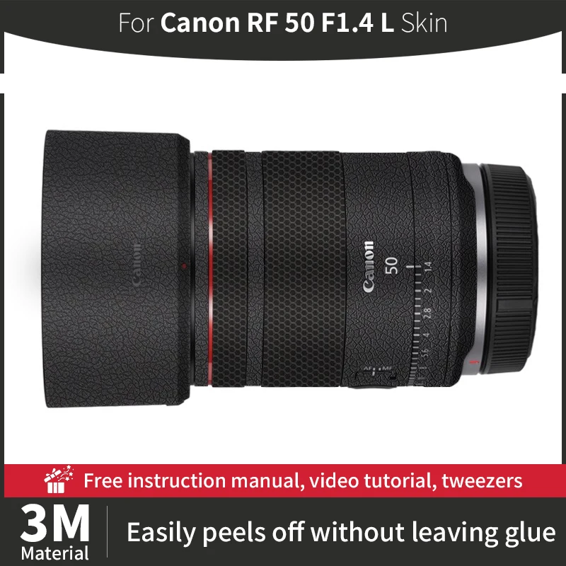 For Canon 50mm Skin Canon RF 50mm F1.4 L VCM Camera Lens Skin Anti-scratch Camera Lens Sticker protective film
For Canon 50mm Skin Canon RF 50mm F1.4 L VCM Camera Lens Skin Anti-scratch Camera Lens Sticker protective film