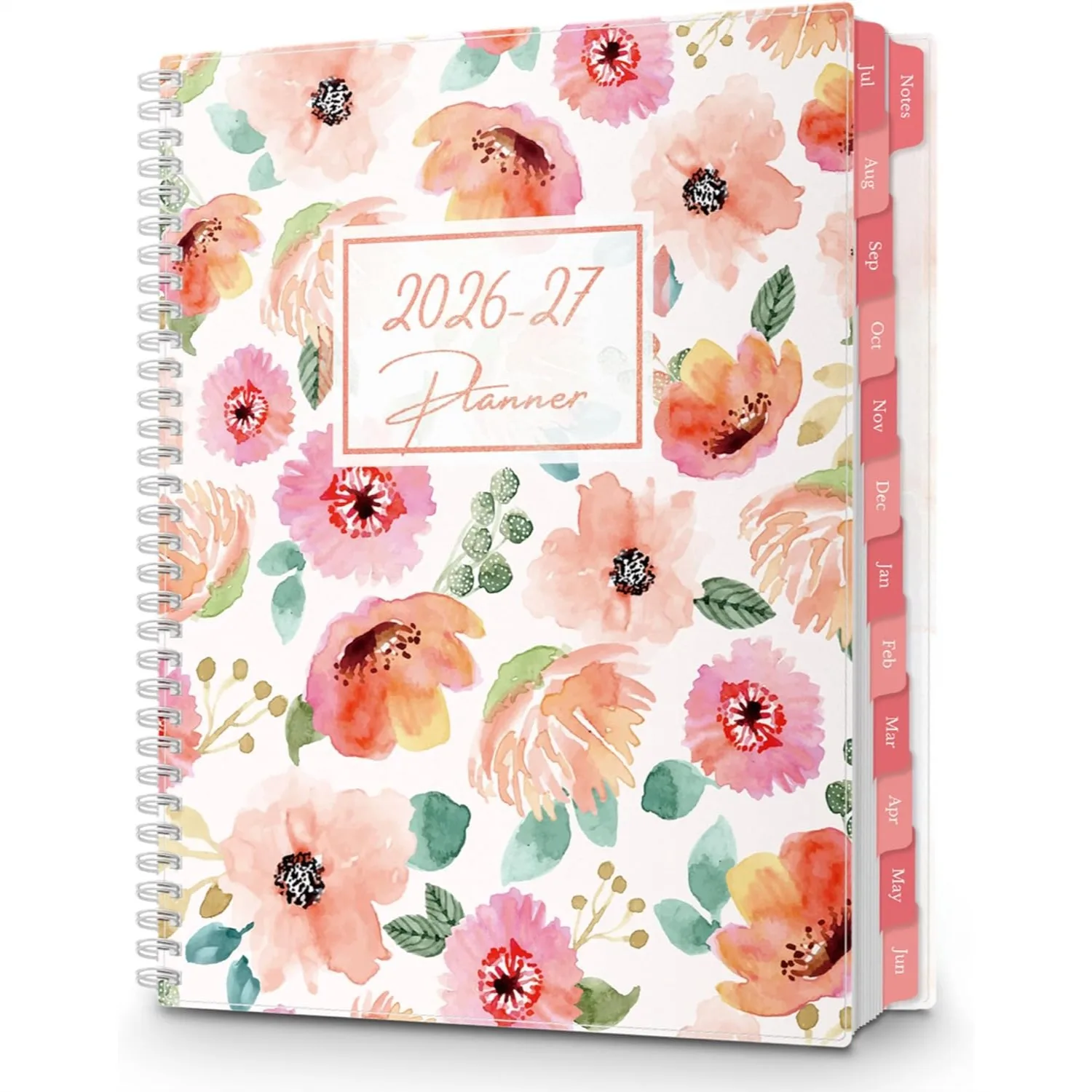 CRANBURY Planner 2026-2027 8.5x11, Academic Year Monthly and Weekly Calendar Planner, Jul 2026 - Jun 2027, Floral Daily Agenda
CRANBURY Planner 2026-2027 8.5x11, Academic Year Monthly and Weekly Calendar Planner, Jul 2026 - Jun 2027, Floral Daily Agenda