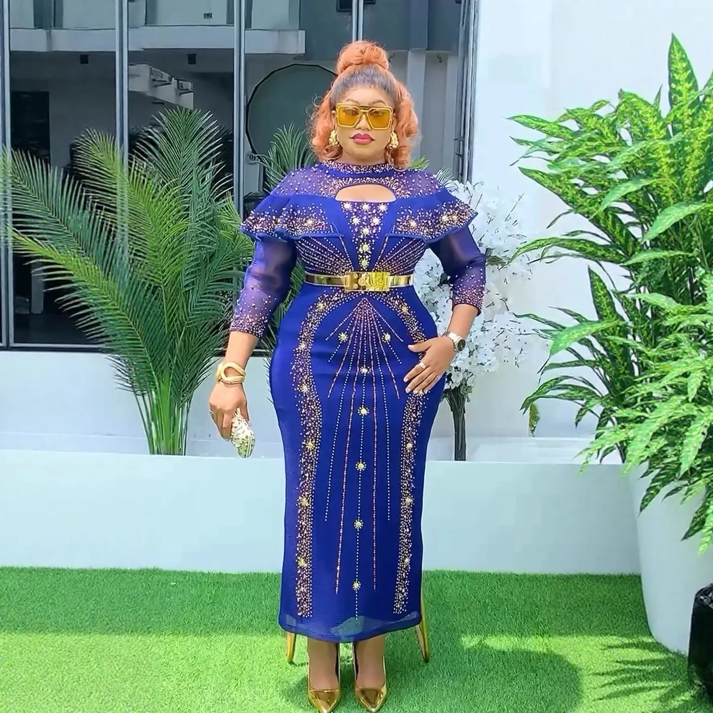Elegant African Evening Dresses for Women Diamond Ankara Dashiki Africa Clothing Plus Size Evening Wedding Party Long Dress Robe
Elegant African Evening Dresses for Women Diamond Ankara Dashiki Africa Clothing Plus Size Evening Wedding Party Long Dress Robe