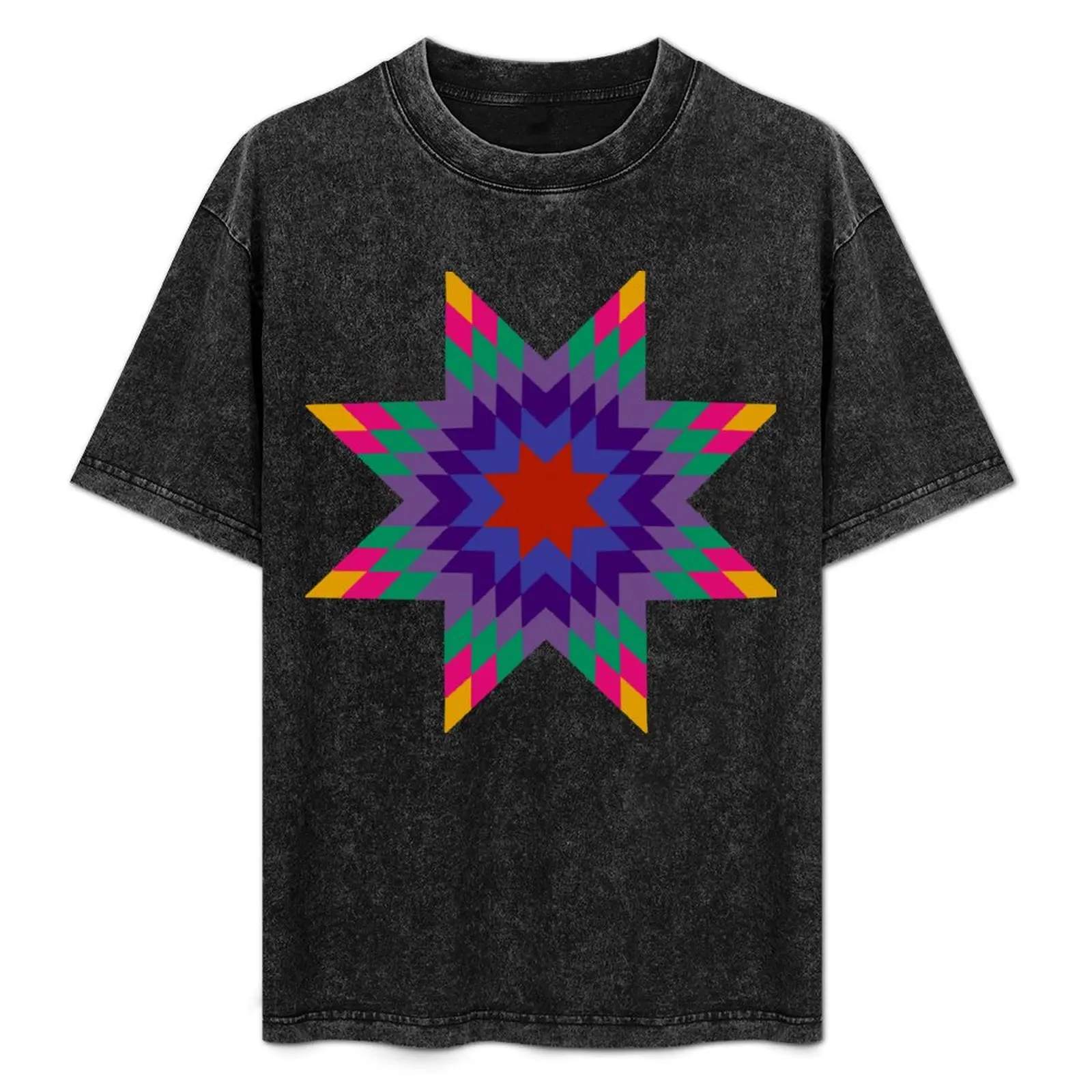 Star Quilt Pattern T-Shirt Halloween Casual T-Shirt
Star Quilt Pattern T-Shirt Halloween Casual T-Shirt