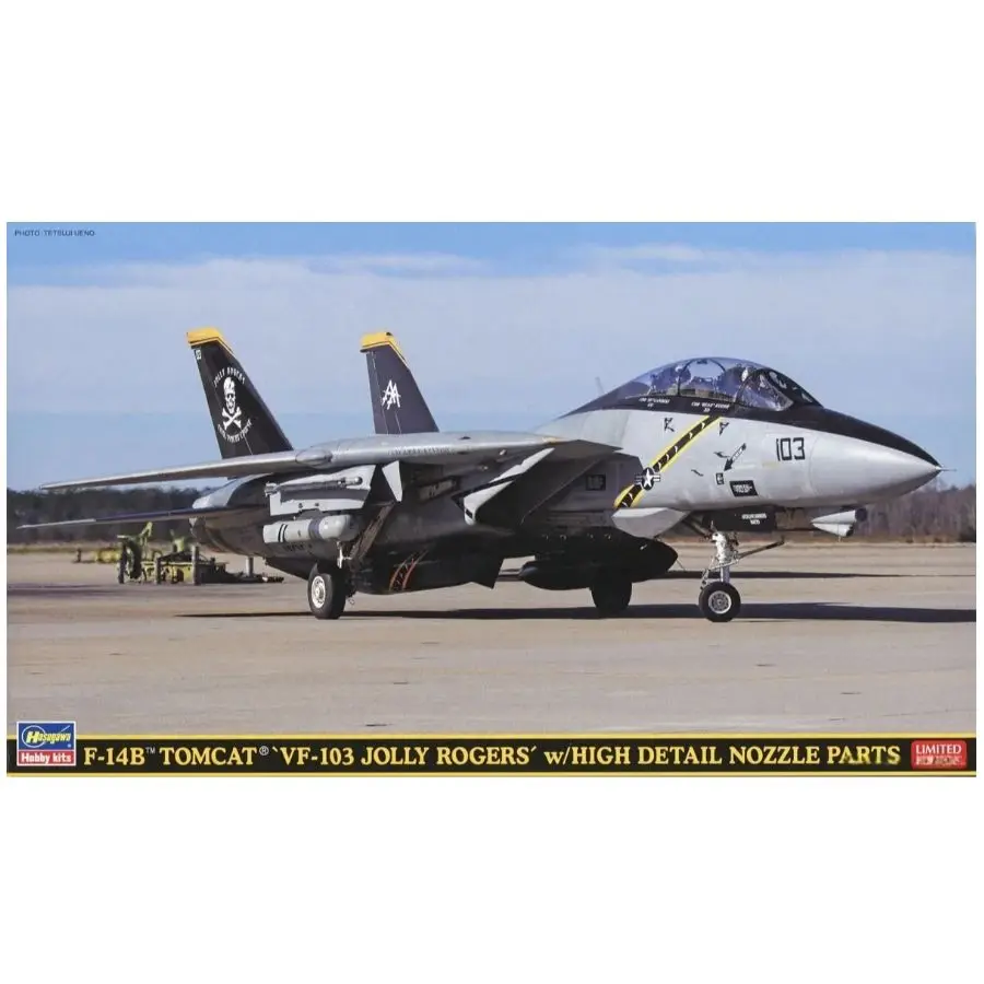HASEGAWA HA52473 1/72 F-14A Tomcat `VF-103 Jocky Rogers` с деталями для высокотехнологичной насадки High Hetail
HASEGAWA HA52473 1/72 F-14A Tomcat `VF-103 Jocky Rogers` с деталями для высокотехнологичной насадки High Hetail