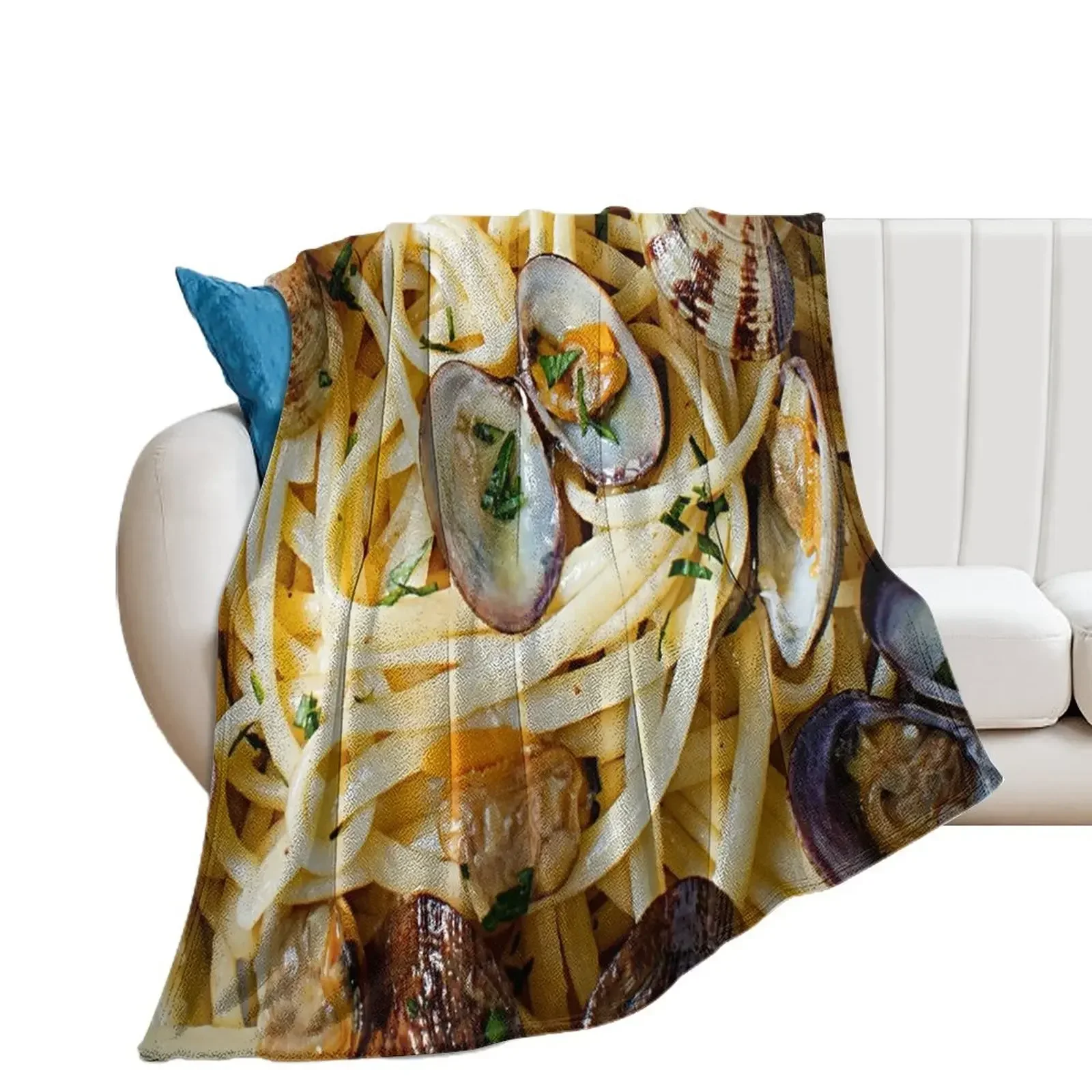 Linguini Pasta with Clams Throw Blanket Polar Bed covers Soft Plaid Blankets
Linguini Pasta with Clams Throw Blanket Polar Bed covers Soft Plaid Blankets