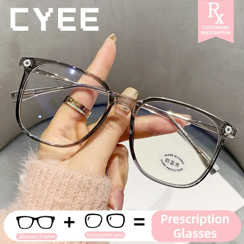 CYEE New Model Vintage Anti Blue Light Photochromic Myopia HD Eyeglasses CustomPrescription Optical Eyewear Progressive Lenses
CYEE New Model Vintage Anti Blue Light Photochromic Myopia HD Eyeglasses CustomPrescription Optical Eyewear Progressive Lenses