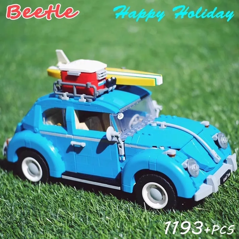 New Volkswagen Beetle retro travel car model adult assembled building block decoration boy 10252 toy
New Volkswagen Beetle retro travel car model adult assembled building block decoration boy 10252 toy
