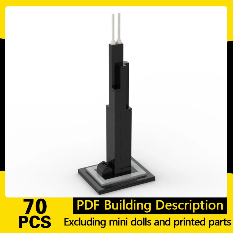 Street View Model MOC Building Bricks City Center Willis Tower Modular Technology Gifts Holiday Assemble Children Toys Suit
Street View Model MOC Building Bricks City Center Willis Tower Modular Technology Gifts Holiday Assemble Children Toys Suit