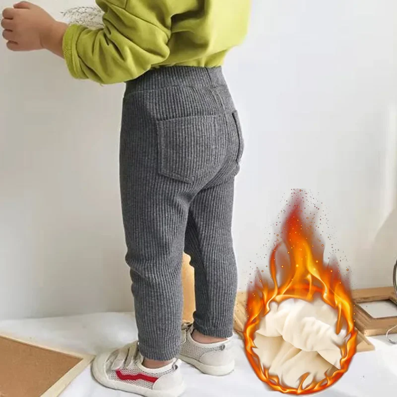 Children's Autumn Winter Trendy Kids Boys Girls Leggings Plush Thick Pants Keep Warm Trousers Wear Versatile Threaded Pants
Children's Autumn Winter Trendy Kids Boys Girls Leggings Plush Thick Pants Keep Warm Trousers Wear Versatile Threaded Pants