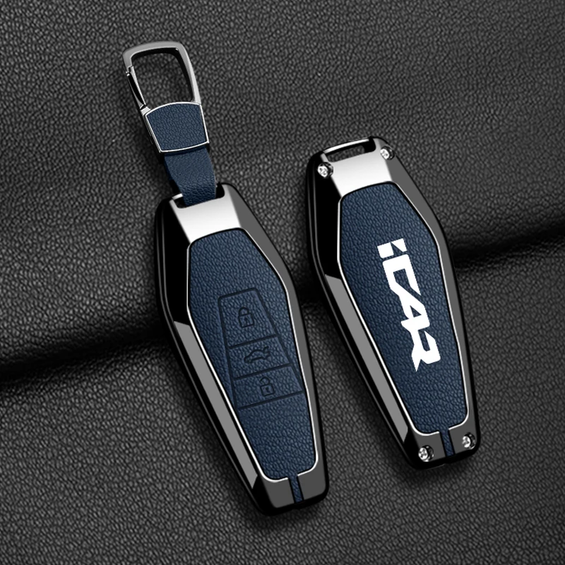 3 Buttons Zinc Alloy Leather Car Key Cover Case For Chery Icar 03 Icar03 AIQAR EQ7 EQ5 EQ3 Keychain Accessories
3 Buttons Zinc Alloy Leather Car Key Cover Case For Chery Icar 03 Icar03 AIQAR EQ7 EQ5 EQ3 Keychain Accessories