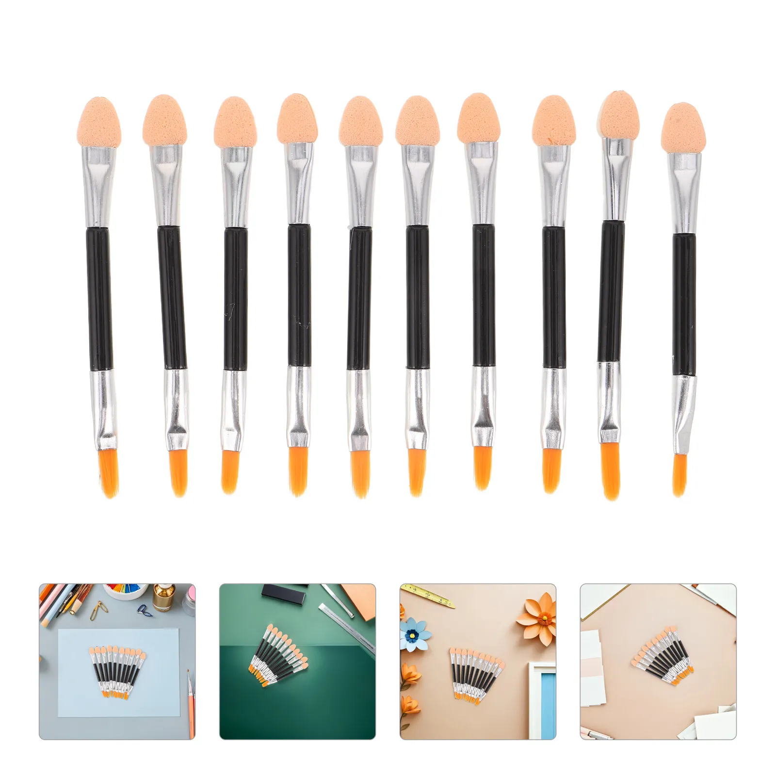 30Pcs Sponge Dry Brush Set Dual Head Craft Paint Brushes for Acrylic Painting DIY Weathering Effects Miniature Aging Sponge Pens
30Pcs Sponge Dry Brush Set Dual Head Craft Paint Brushes for Acrylic Painting DIY Weathering Effects Miniature Aging Sponge Pens