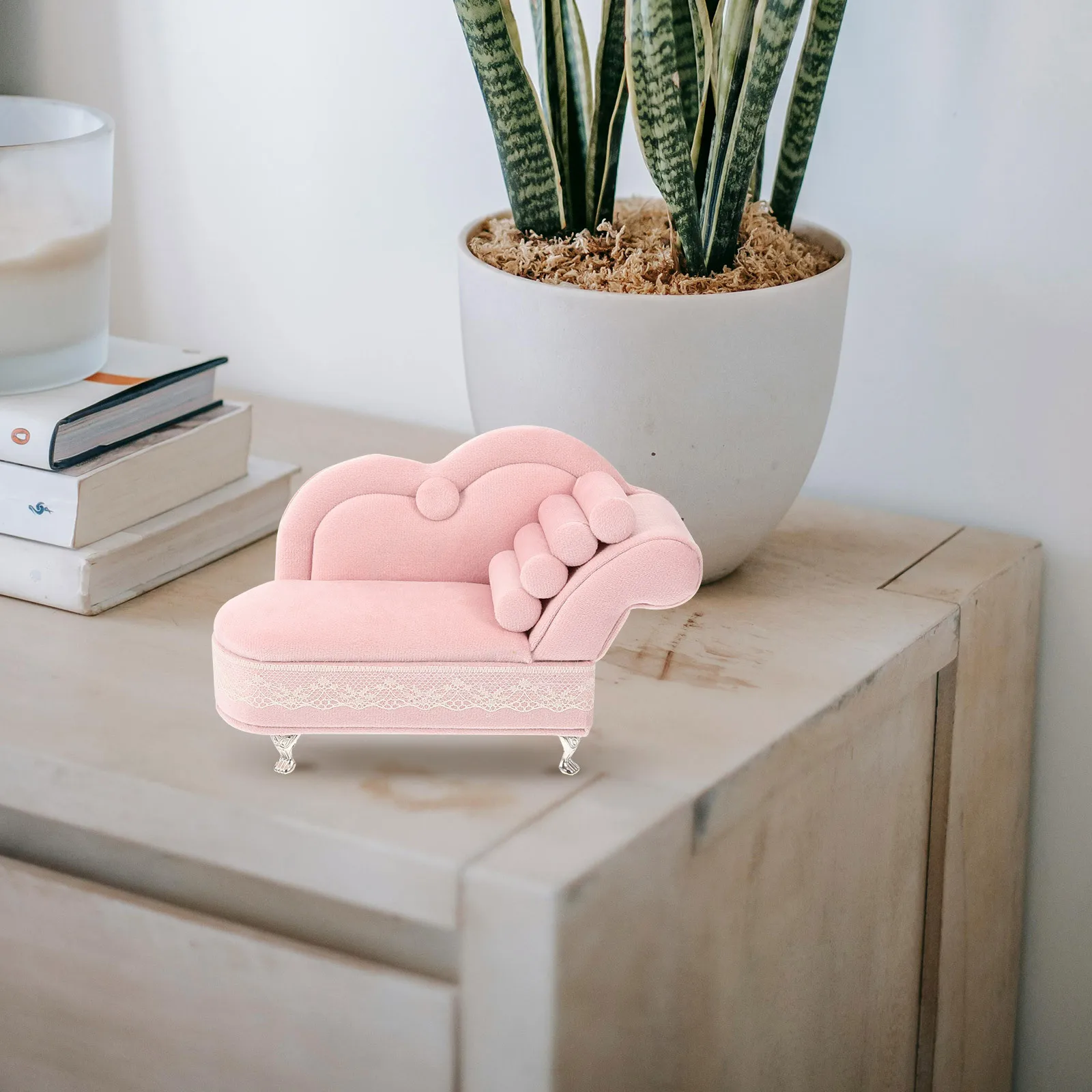 Miniature Sofa Jewelry Box Fine Workmanship Long Lasting Storage Rings Earrings Decorative Micro Landscape Photo Prop Gift
Miniature Sofa Jewelry Box Fine Workmanship Long Lasting Storage Rings Earrings Decorative Micro Landscape Photo Prop Gift