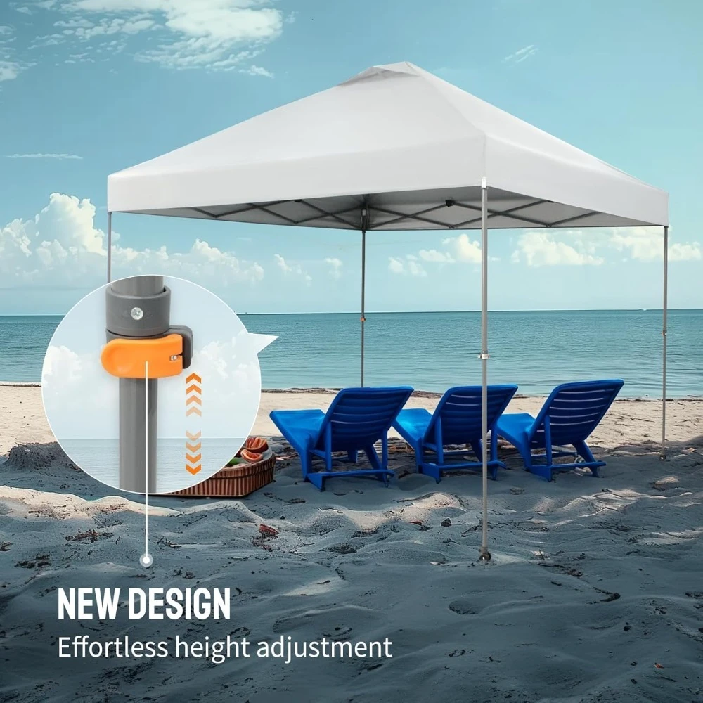 10x10 Pop Up Canopy - Patented Center Lock One Push,with STO-N-Go Bag 8 Stakes & 4 Sand Bags,Outdoor Canopy Beach Tent
10x10 Pop Up Canopy - Patented Center Lock One Push,with STO-N-Go Bag 8 Stakes & 4 Sand Bags,Outdoor Canopy Beach Tent