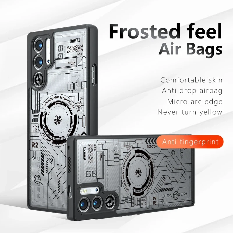 Transparent Phone Case For Red Magic 10 10S 9 9S 8 8S Pro Plus Shock Fall Prevention Acrylic Case 1.Circuit
Transparent Phone Case For Red Magic 10 10S 9 9S 8 8S Pro Plus Shock Fall Prevention Acrylic Case 1.Circuit